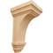 Ekena Millwork 4"W x 4 3/4"D x 8"H Small Jefferson Wood Corbel, Red Oak CORW04X04X08JERO - alternate 1